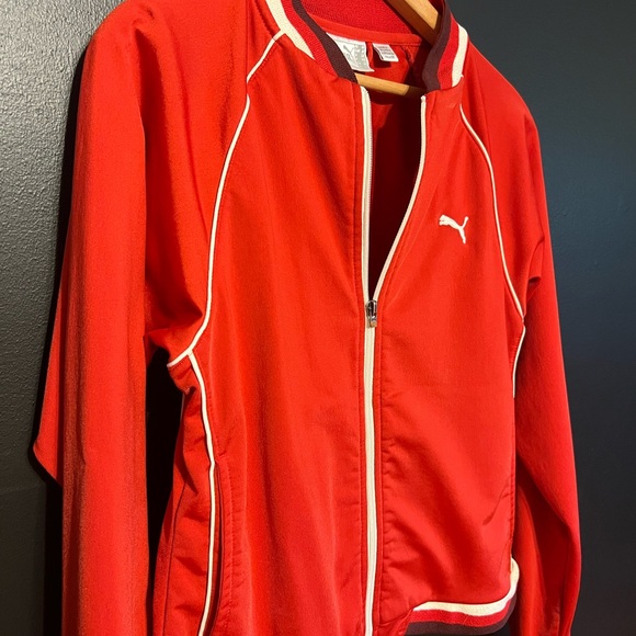 Puma Red Jacket with White Accents - Picture 4 of 16